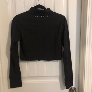 Balance Athletica Elevate Cropped ZIP - Dire Wolf